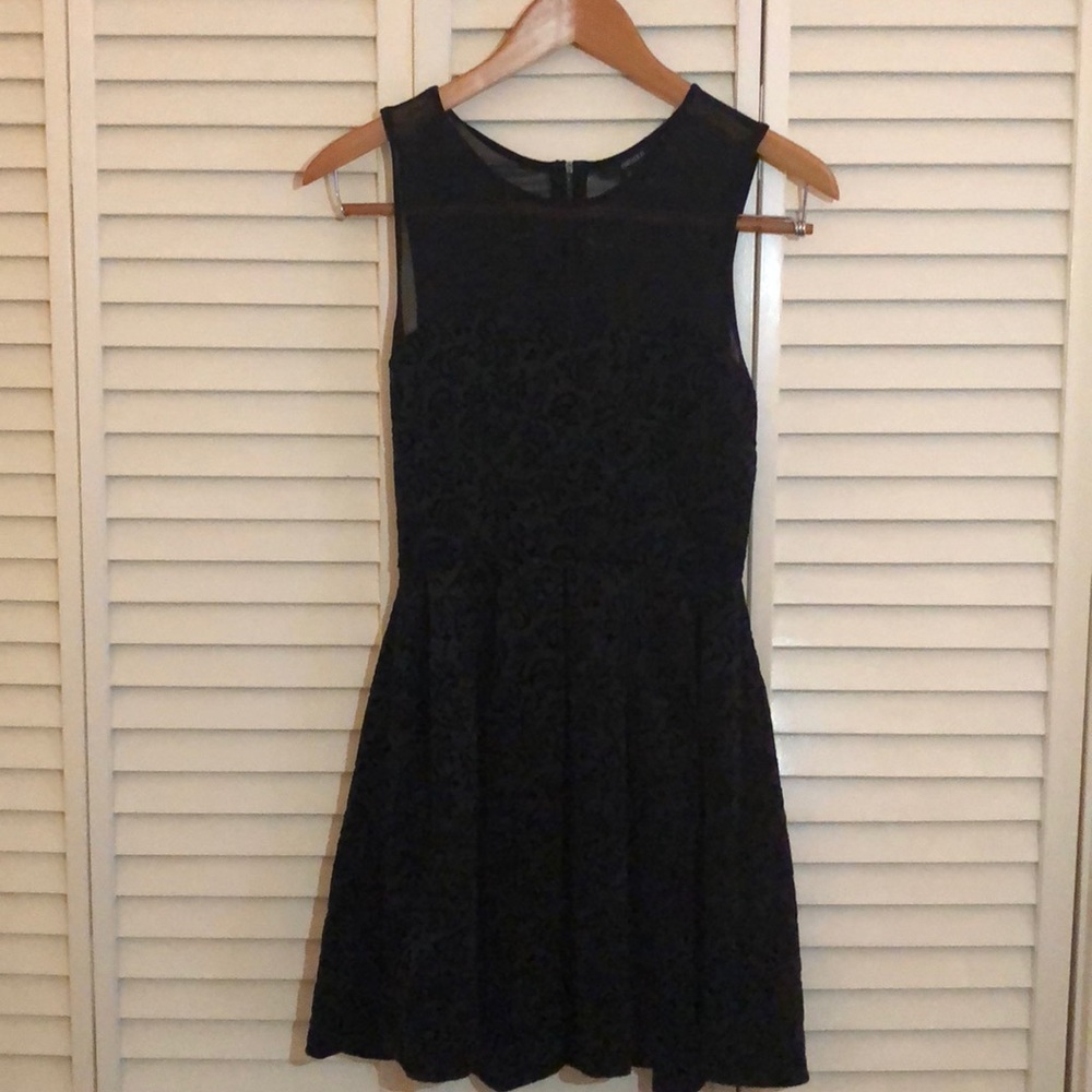 Forever21 formal black dress